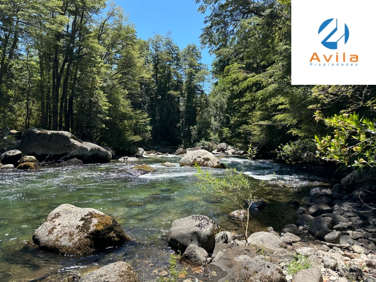 Curarrehue sector Carén Añihuarraqui venta parcela con acceso a río Trancura COD.VTAP144