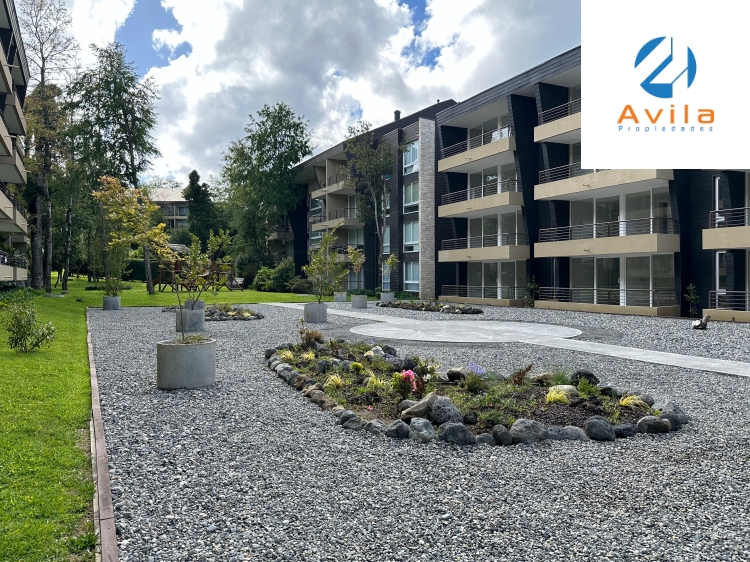 PUCON venta Departamento piso 4 semi amoblado 2D 2B Condominio Payllahue COD.DP0190