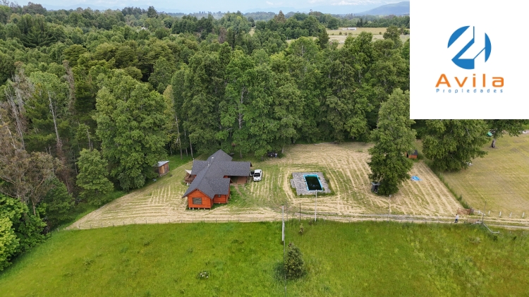 Loncoche Villarrica parcela de 5.000m2 con casa 4 D 2 B Cod.VTAP200