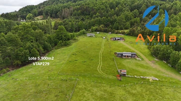 Villarrica Chesque camino Villarrica a Lican Ray parcela 5.900m2 Cod.VTAP279