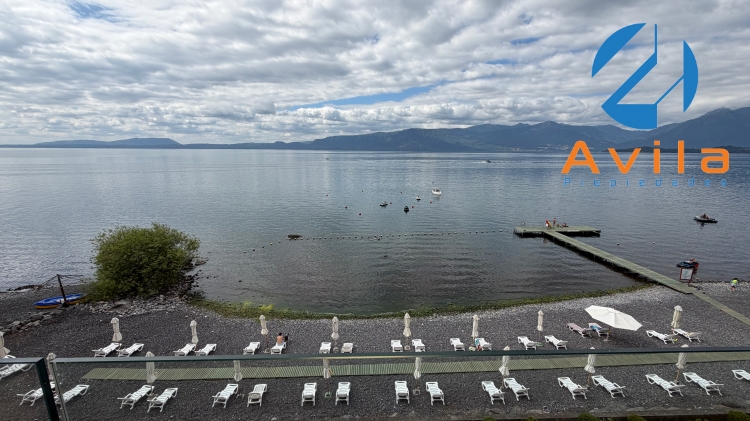 Pucon venta departamento Condominio Alwe Lafquen en primera linea a playa 3D 2B Cod.DP0217