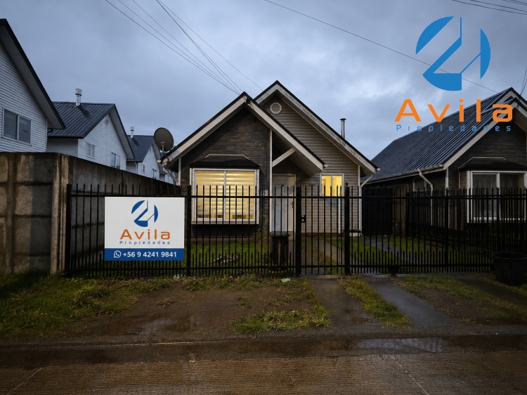 Villarrica Jardin Floresta en venta casa 3 dormitorios 1 baño 53M2 COD.VTIN100
